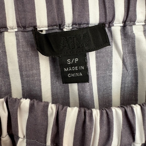 ATM • Anthony Thomas Melillo • Striped Poplin Dress in Marina White Stripe - Picture 7 of 8